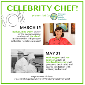 Celebrity Chef - March 15 & May 31, 2020